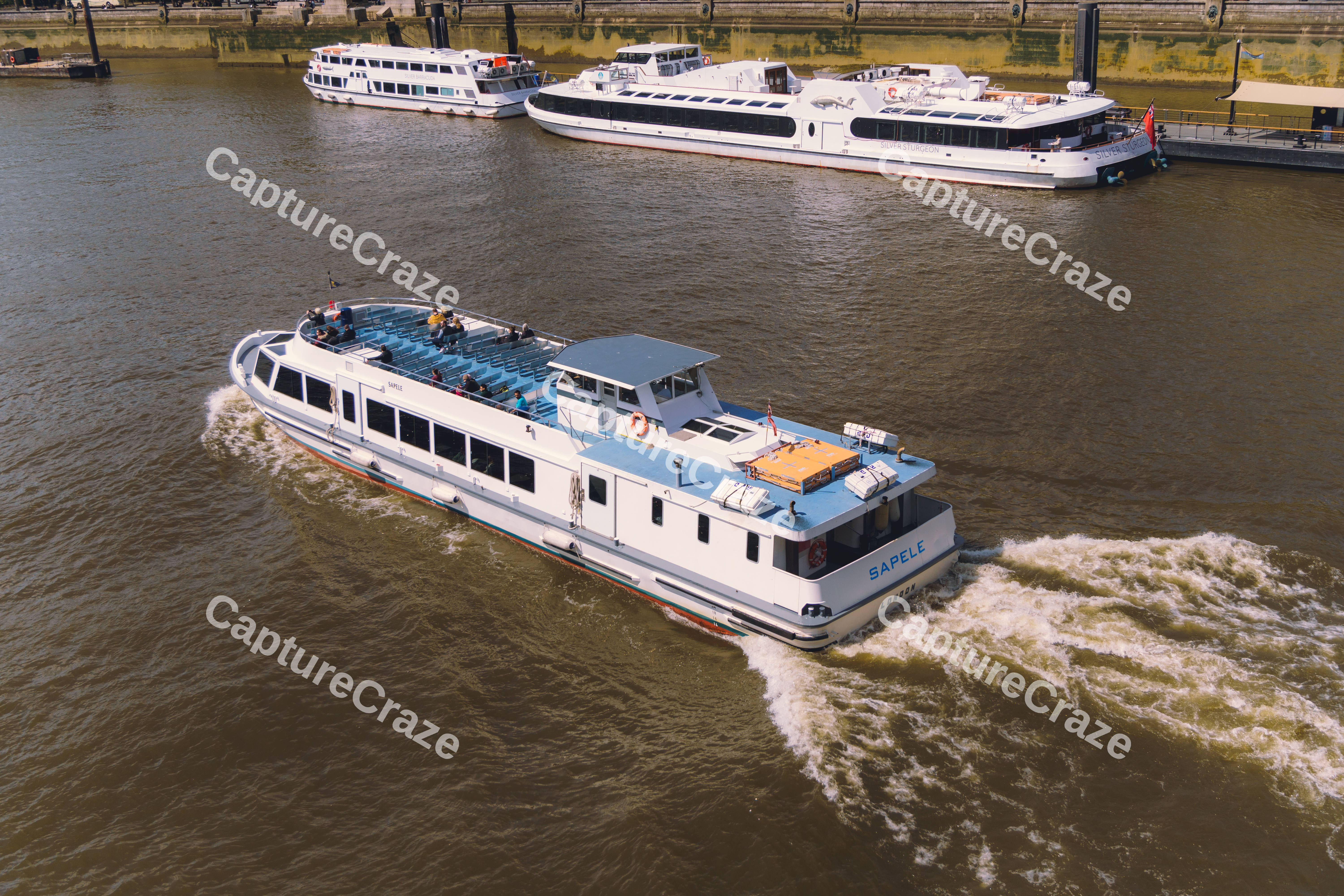 A Boat Speeding